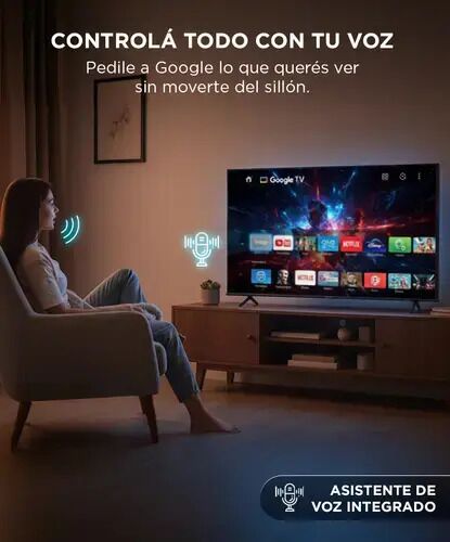Tv Motorola Smart 65" Pulgadas Mt6510 Hd Google - Vista 5