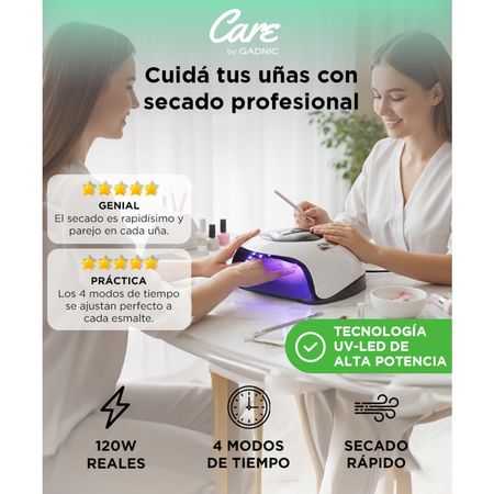 Cabina Para Uñas Gadnic BQ5 Pro UV Led 18.8w Uso Profesional