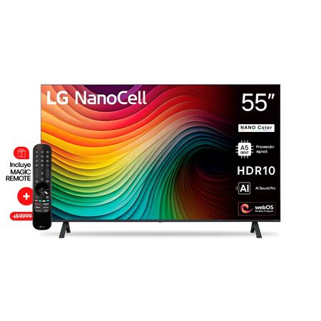 Smart TV LG 55" LED Nanocell 55NAN80TSA Ultra HD IA 