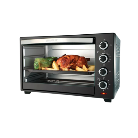 HORNO ELÉCTRICO SMARTLIFE 50 L CON ASADOR (SL-TOR050PN)