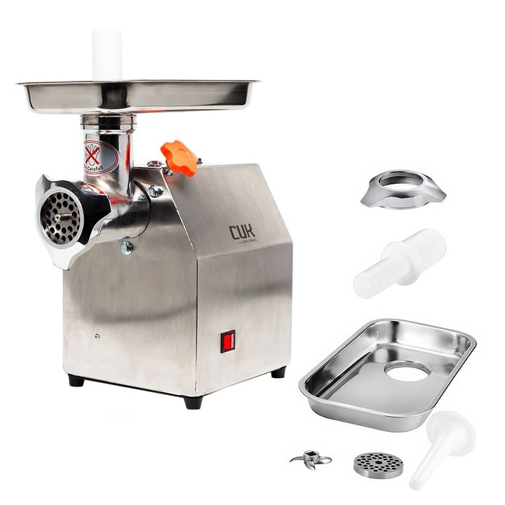 Picadora De Carne Industrial 1 Hp Gadnic Big-P Acero Inoxidable - Vista 1