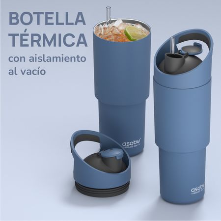 Botella Deportiva Asobu Cosmic 1L - Slate Grey