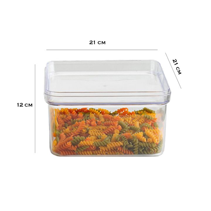 Contenedor Col Vision 3d 3400 Ml Transparente - Colombraro - Vista 2