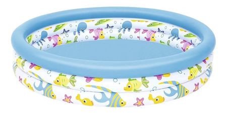 Pileta Inflable 3 Aros Fondo del Mar Grande(6854 )