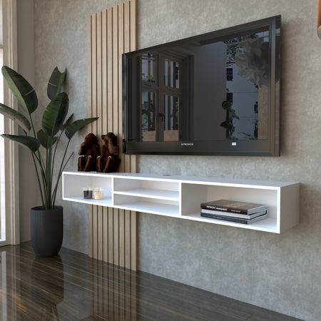 Rack Flotante 1,80 m Olmo Negro Tables