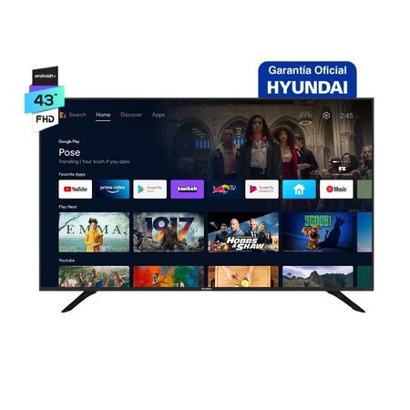 Smart TV Hyundai 43" Full HD Android TV