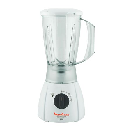 LICUADORA MOULINEX OPTIMIX PLUS BLANCA- 2 VEL, 550W, 2LTS. (LM2701AR)