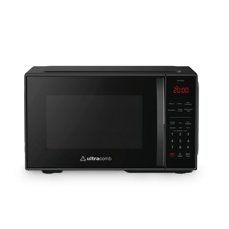 Microondas Táctil Digital Hm-8023 Con Grill Ultracomb 23 Lts Negro 1450W