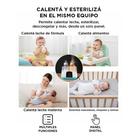 Esterilizador de Biberones Gadnic Con Calentador Rápido