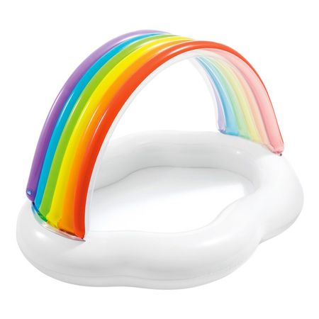 Pileta Arcoiris para Bebé Inflable Intex