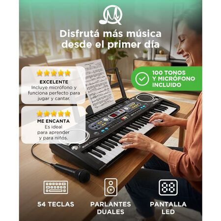 Teclado Musical Gadnic Órgano 54 Teclas