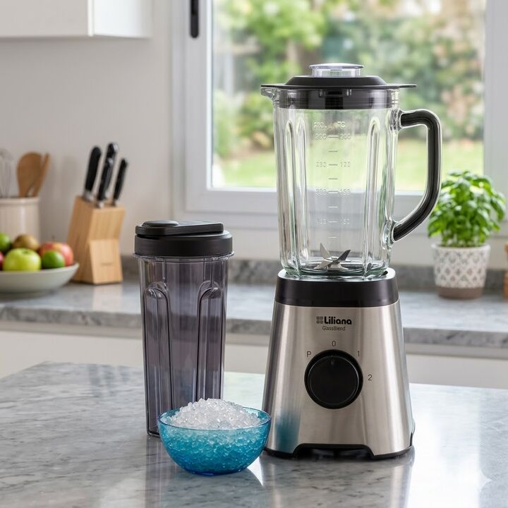 Licuadora Glassblend Con Vaso Portable Al185 Liliana - Vista 5