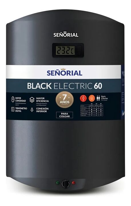 Termotanque Electrico Digital Señorial 60L Carga Inferior TSBE-60 - Vista 1
