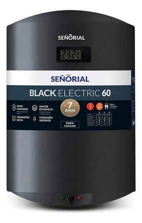 Termotanque Electrico Digital Señorial 60L Carga Inferior TSBE-60