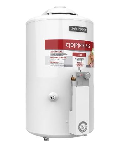 Termotanque Multigas 50 Litros Colgar/Pie Conexión Superior Tt50 Coppens