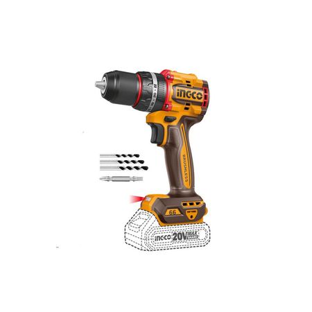 TALADRO PERCUTOR 13MM 66NM 20V INDUSTRIAL INGCO CIDLI206681
