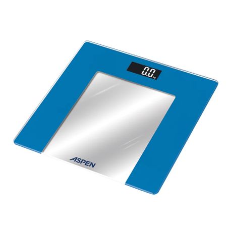 Balanza Personal Digital Aspen Turquesa Vidrio B010