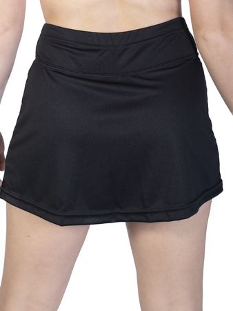 Pollera Flash Sporting Club Mujer Hockey Negro