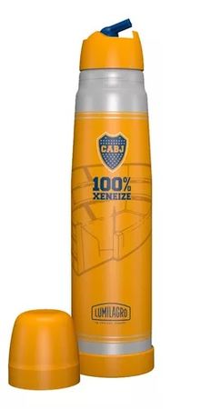 Termo Matero 1l Lumilagro Luminox Inoxidable Boca Bombonera