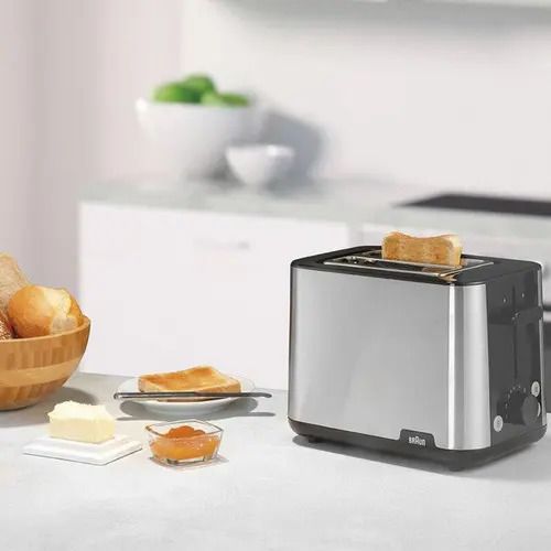 Tostadora Braun Ht1510bk Ranura Doble 8 Niveles Gris - Vista 4