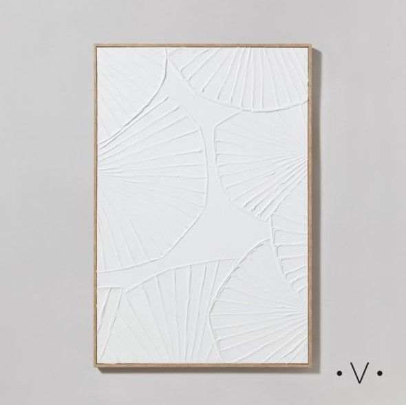 CUADRO LOTUS WHITE 62X92 CM - Vista 1