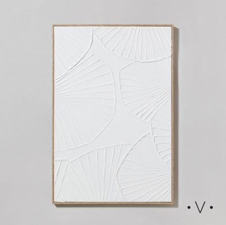 CUADRO LOTUS WHITE 62X92 CM