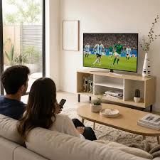 RACK TV TABLES 4259 ROBLE/BCO