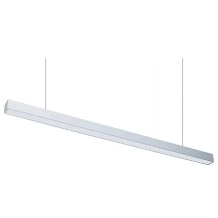 Colgante Line 1X18W Blanco Con Difusor Acrilico Con Tubo 18W Blanco Neutro