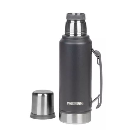 Termo De Mate Waterdog 1 Lts Ombu Dark Grafito