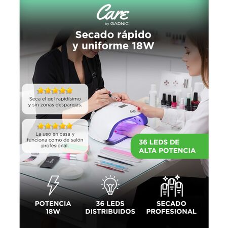 Cabina Para Uñas Care By Gadnic CABLM29 18 W