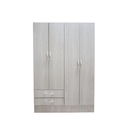 Placard Platinum 4 Puertas 2 Cajones 91409 Gris Andino