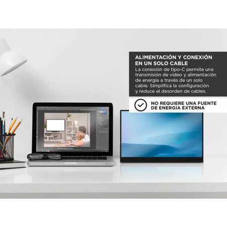 Monitor Portátil Gadnic 156 con Funda Soporte Full HD