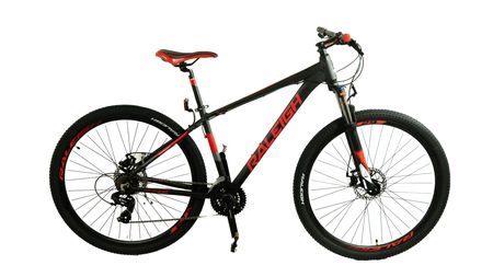 Bicicleta Raleigh Mojave 2.0 / Talle: 17"/M / Negro/Rojo / Cuadro de aluminio / FRENOS A DISCO HIDRAULICOS- 21 Vel / Rodado 29 / Línea 2026.
