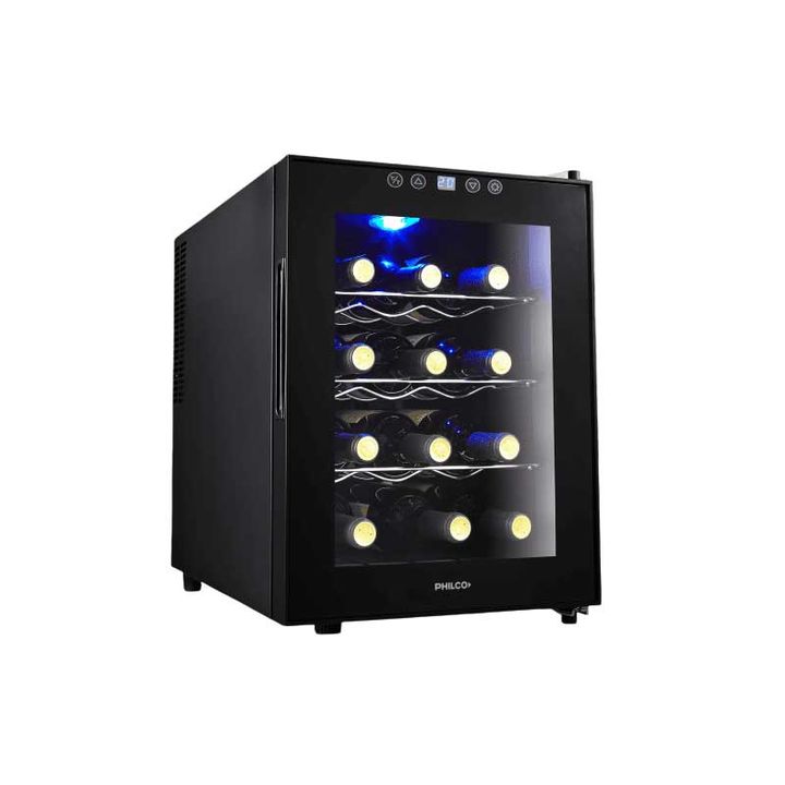 Cava de Vinos Philco para 12 Botellas PHCAV012N Negra - Vista 3