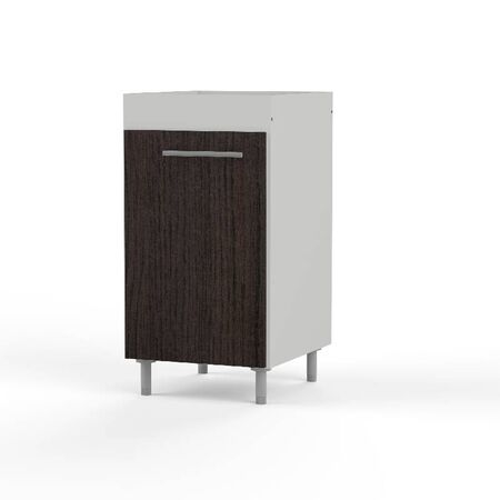 BAJOMESADA ORLANDI BW 4055 BAHIA - BLANCO/WENGUE, 1 PUERTAS, 1 ESTANTE