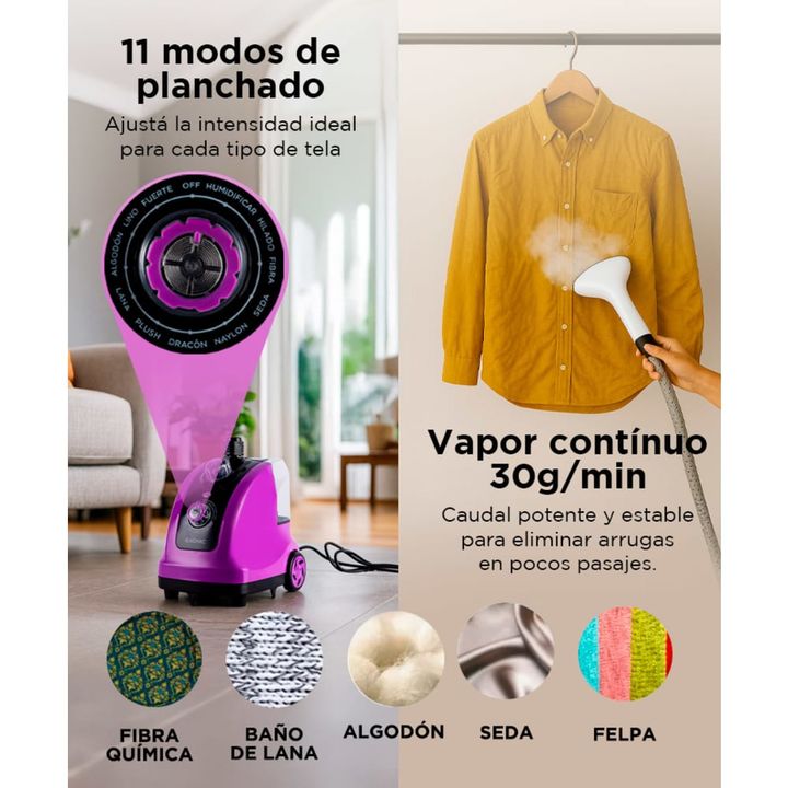 Vaporizador Plancha a Vapor Gadnic PL9000 1800w 250v - Vista 3