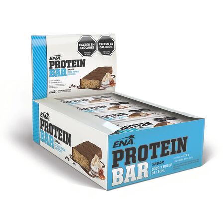Suplemento Deportivo Ena Protein Bar Coco y Duce de leche 16u
