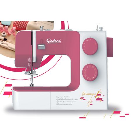 Maquina De Coser Brazo Libre Ojalador Autom. En Un Paso Godeco Fantastique