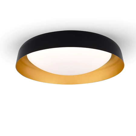 Plafon Circular Led 28w Negro Bela 52cm 3 Temperatura Hogar Deco