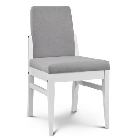 Silla de Comedor Baku Tapizado Sunny Perla lustre Blanco Espacity