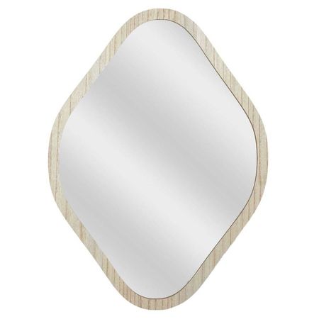 Espejo Decorativo Contorno Madera Rombo 60cm HD0115
