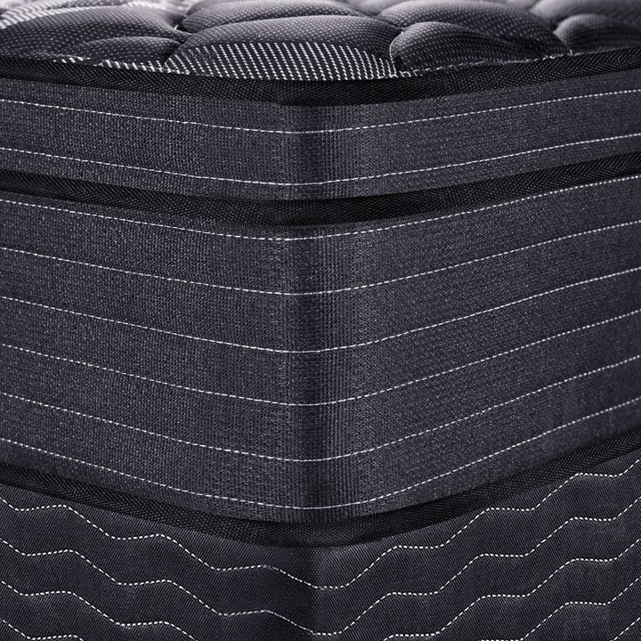Colchon Zafiro Rodio Super Queen 160x200 Resortes Con Pillow - Vista 3