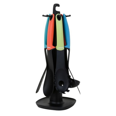 Set X7 Piezas Utensilios Cocina Croma Nylon Larhaus