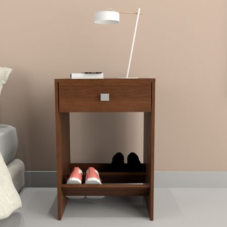 Mesa De Luz 1 Cajón Tables Cod: 6420 Caoba