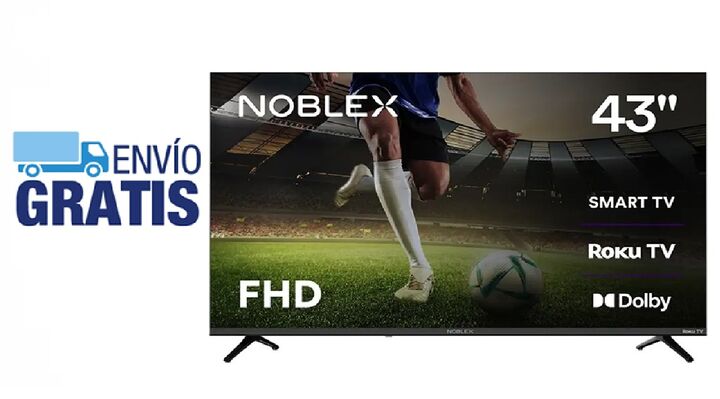 Smart Tv Roku Tv Noblex Fhd 43 Db43x3110 - Vista 1