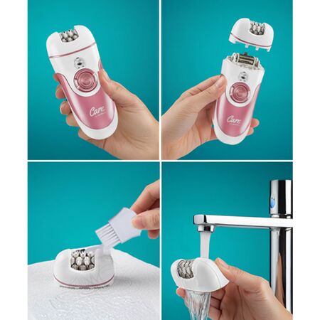 Depiladora eléctrica 4 en 1 Gadnic para mujer pierna cara inalámbrica recargable USB