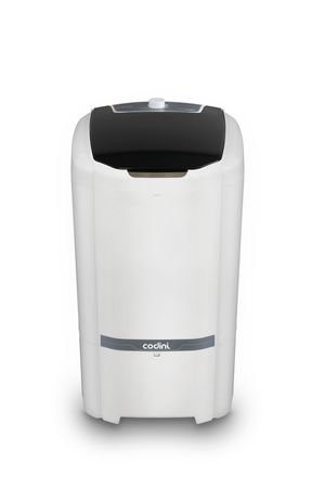 Lavarropas Semiautomático QBICO 10 kg 6 Funciones Sistema de lavado oriental Blanco Codini - 8052