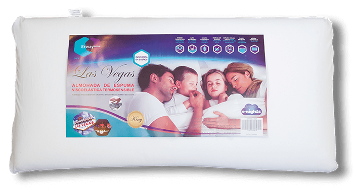 Almohada Viscoelastica King Las Vegas 86x41x14 5021 Erway - Vista 1