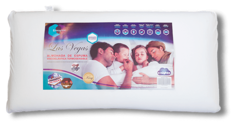 Almohada Viscoelastica King Las Vegas 86x41x14 5021 Erway