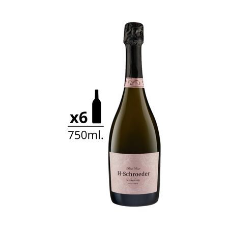 Espumante H Schroeder Brut Rose Caja x 6